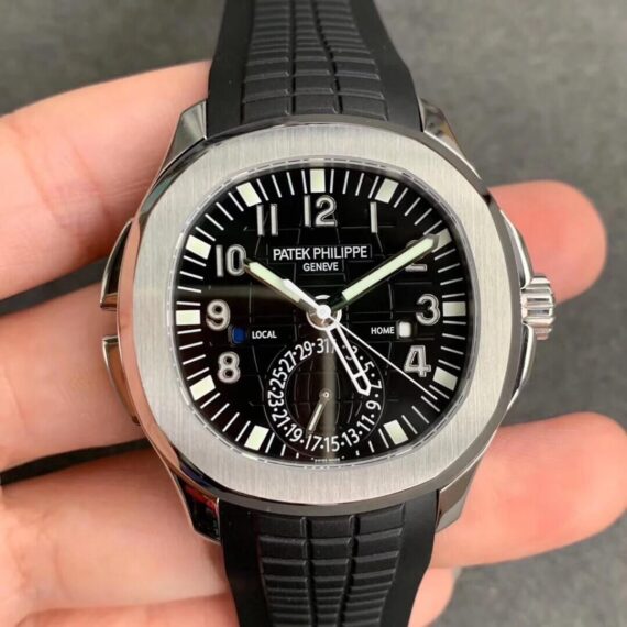 GR Factory Patek Philippe Aquanaut 5164A-001 Black Strap- 1:1 Best Edition Replica Watches
