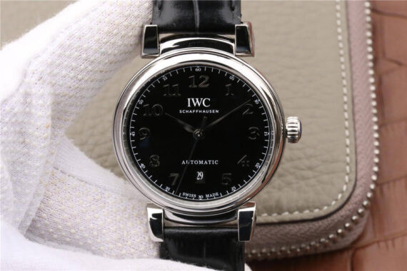 MKS Factory IWC Da Vinci IW356601 Black Strap - 1:1 Best Edition Replica Watches