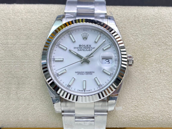 VS Factory Rolex Datejust M126334-0009 White Dial - 1:1 Best Edition Replica Watches