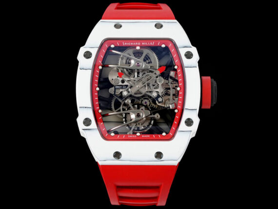 RM Factory Richard Mille RM27-02 Red Rubber Strap - 1:1 Best Edition Replica Watches