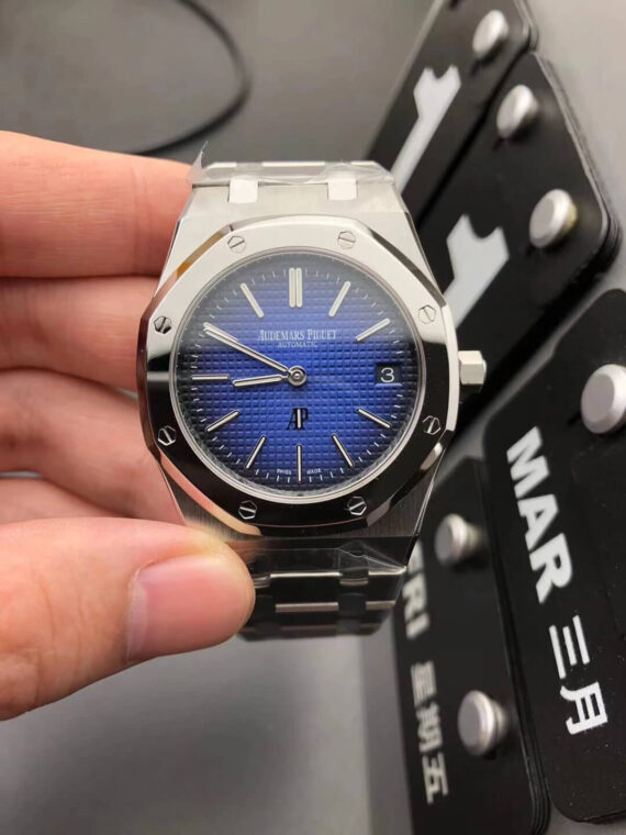 ZF Factory Audemars Piguet Royal Oak 15202IP.OO.1240IP.01 Blue Dial - 1:1 Best Edition Replica Watches