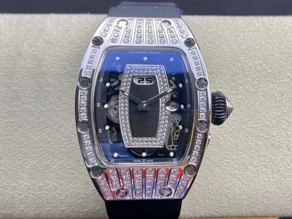 RM Factory Richard Mille RM07-01 Black Strap - 1:1 Best Edition Replica Watches