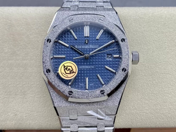 APS Factory Audemars Piguet Royal Oak 15410BC.GG.1224BC.01 Blue Dial - 1:1 Best Edition Replica Watches