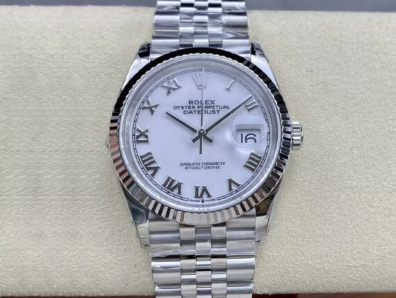 VS Factory Rolex Datejust M126234-0025 White Dial - 1:1 Best Edition Replica Watches