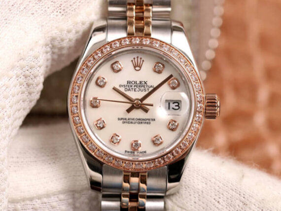 BP Factory Rolex Datejust Diamond White Dial - 1:1 Best Edition Replica Watches