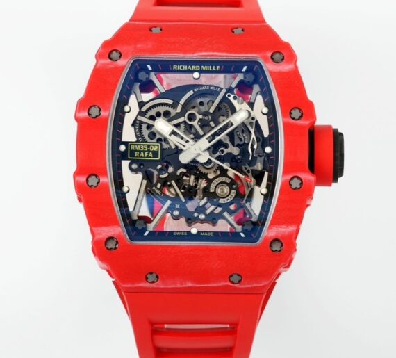ZF Factory Richard Mille RM35-02 Red strap - 1:1 Best Edition Replica Watches