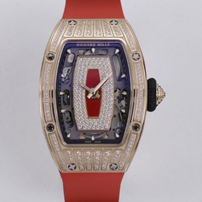 Richard Mille RM07-01 Red strap - 1:1 Best Edition Replica Watches