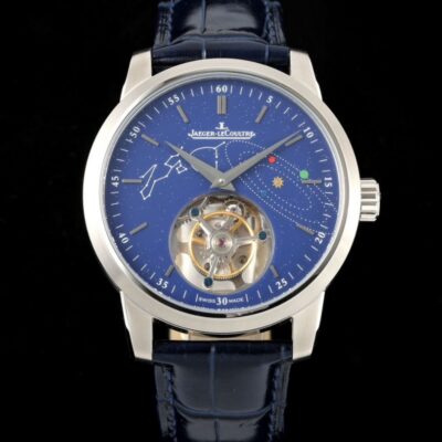 Jaeger LeCoultre Master Control 16634E1 Tourbillon Dark Blue - 1:1 Best Edition Replica Watchesa