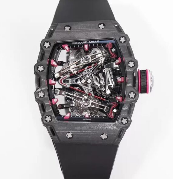 Richard Mille RM38-02 Tourbillon Black ceramic - 1:1 Best Edition Replica Watches