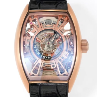 Franck Muller Tourbillon Alligator strap - 1:1 Best Edition Replica Watches