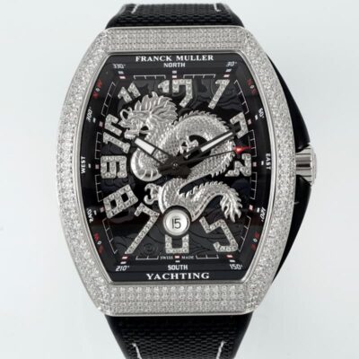 Franck Muller Vanguard diamond-set bezel - 1:1 Best Edition Replica Watches