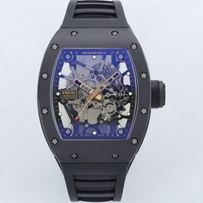 Richard Mille RM035 Black strap - 1:1 Best Edition Replica Watches