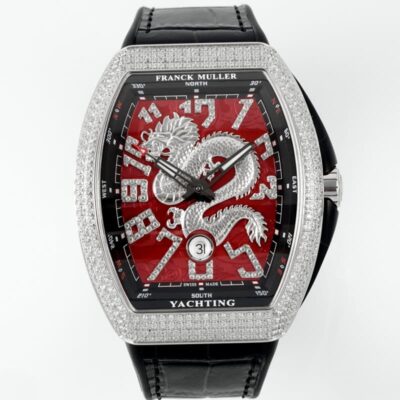Franck Muller Vanguard Dragon pattern dial - 1:1 Best Edition Replica Watches