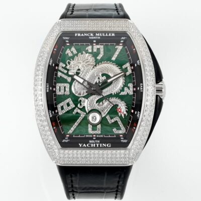 Franck Muller Vanguard Green dial - 1:1 Best Edition Replica Watches