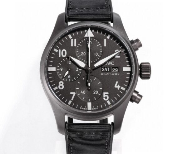 IWC Pilot IW388106 Black strap - 1:1 Best Edition Replica Watches