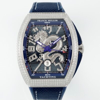 Franck Muller Vanguard Blue dial - 1:1 Best Edition Replica Watches