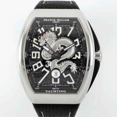 Franck Muller Vanguard Black strap - 1:1 Best Edition Replica Watches