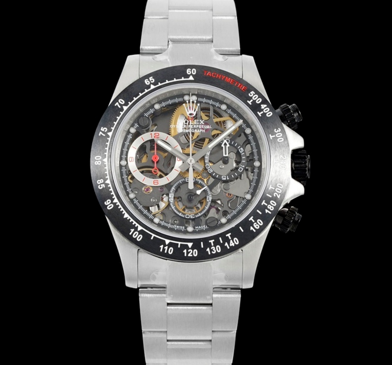 Rolex Daytona Transparent case back - 1:1 Best Edition Replica Watches