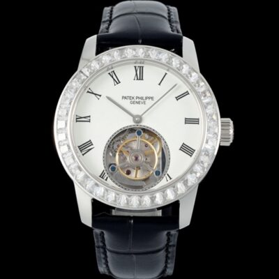 Patek Philippe Tourbillon White dial - 1:1 Best Edition Replica Watches