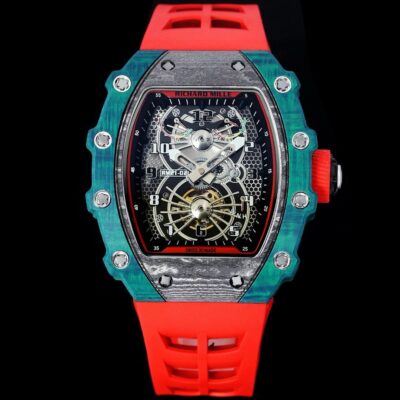 Richard Mille RM21-01 Red strap - 1:1 Best Edition Replica Watches