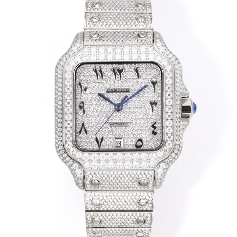 Cartier Santos Diamond - 1:1 Best Edition Replica Watches