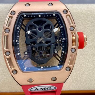 Richard Mille RM052 Red strap - 1:1 Best Edition Replica Watches