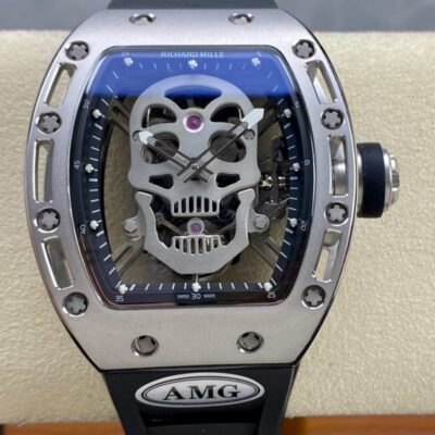 Richard Mille RM052 silver case - 1:1 Best Edition Replica Watches