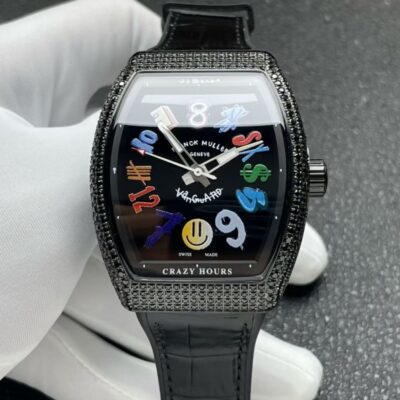 Franck Muller Vanguard Crazy Hours Jisbar V43 CH JSR - 1:1 Best Edition Replica Watches
