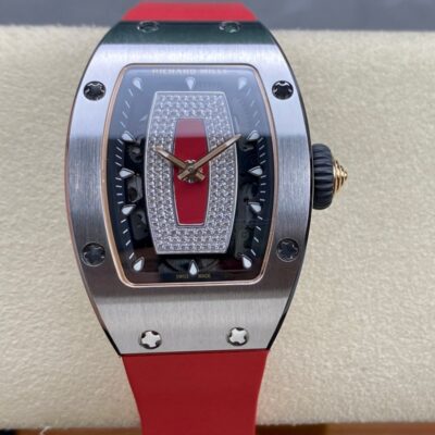 Richard Mille RM07-01 red strap - 1:1 Best Edition Replica Watches