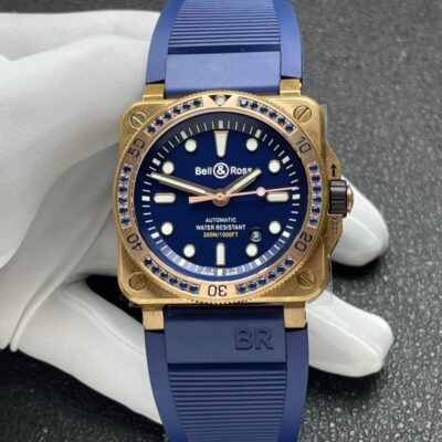 Bell & Ross BR0392-D-BU-BR-LGS - 1:1 Best Edition Replica Watches