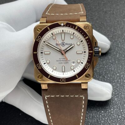 Bell & Ross BR0392-D-WH-BR-SCA - 1:1 Best Edition Replica Watches