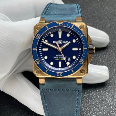 Bell & Ross BR03-92 DIVER BRONZE BLUE - 1:1 Best Edition Replica Watches