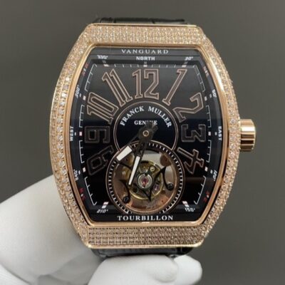 Franck Muller V 45 T D NR Rose Gold - 1:1 Best Edition Replica Watches