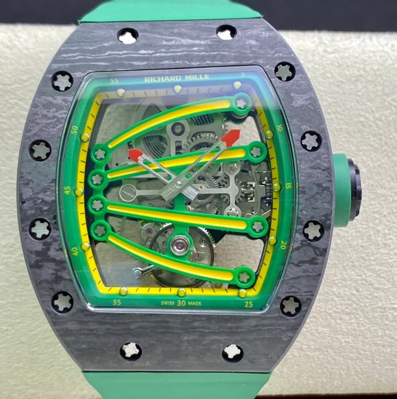 Richard Mille RM59-01 Green strap - 1:1 Best Edition Replica Watches