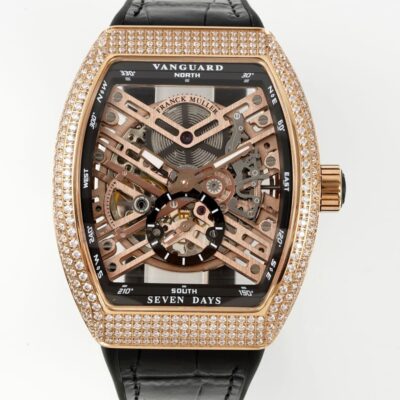 Franck Muller V45 Diamond Case - 1:1 Best Edition Replica Watches
