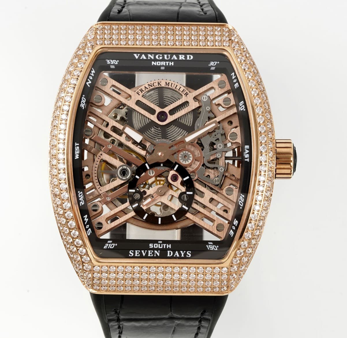 Franck Muller V45 Diamond Case - 1:1 Best Edition Replica Watches