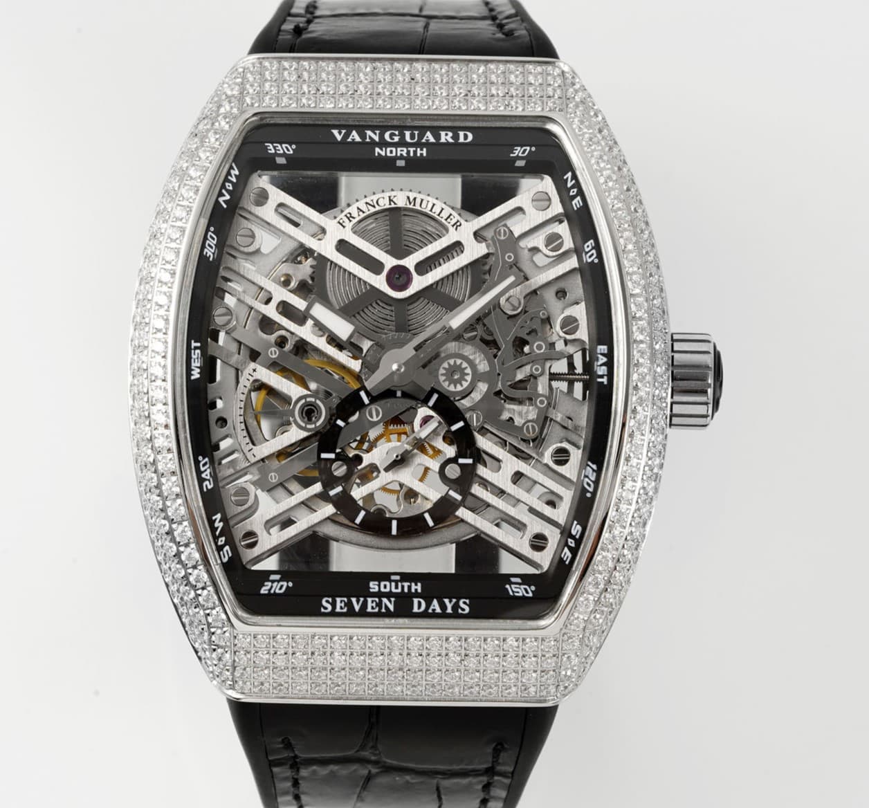Franck Muller V45 Leather Strap - 1:1 Best Edition Replica Watches