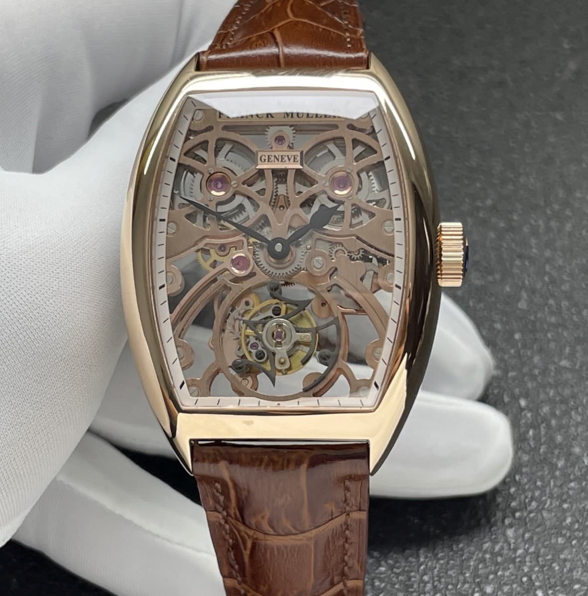 Franck Muller 8889 Rose Gold - 1:1 Best Edition Replica Watches