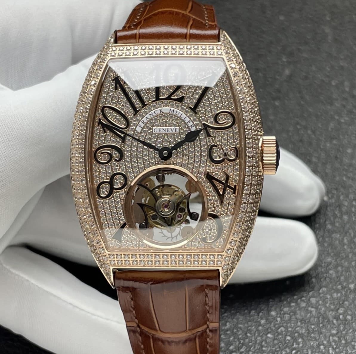 Franck Muller 8889 Diamond Case - 1:1 Best Edition Replica Watches