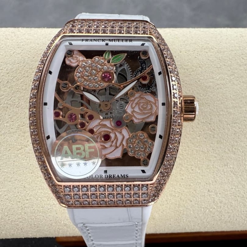 Franck Muller Vanguard V 32 S6 SQT Rose - 1:1 Best Edition Replica Watches