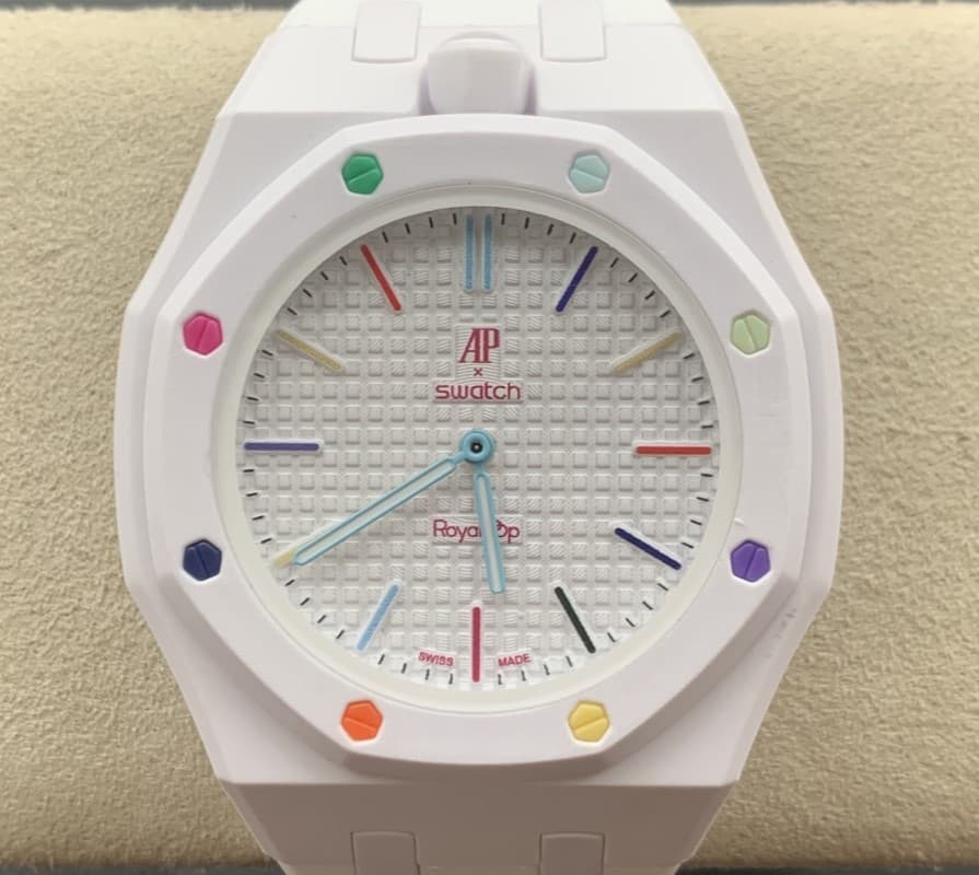 Audemars Piguet x Swatch HUIT BLANC - 1:1 Best Edition Replica Watches