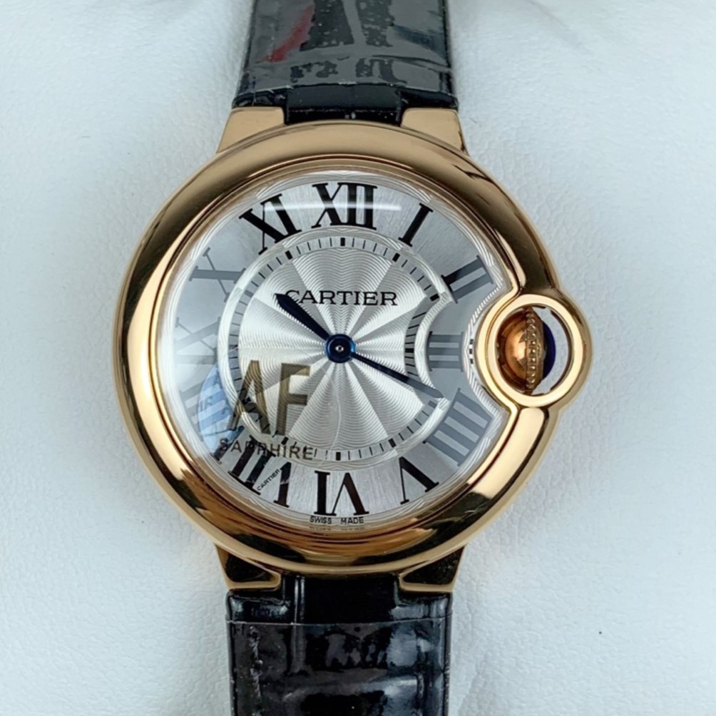 Cartier Ballon Bleu Leather strap - 1:1 Best Edition Replica Watches