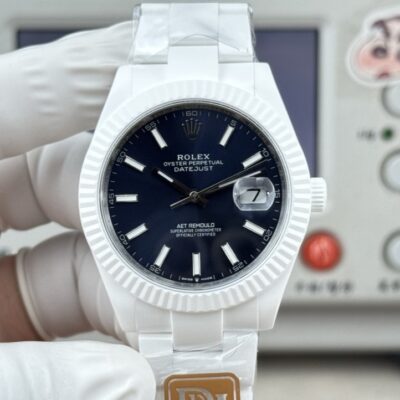 Rolex Datejust White Ceramic - 1:1 Best Edition Replica Watches