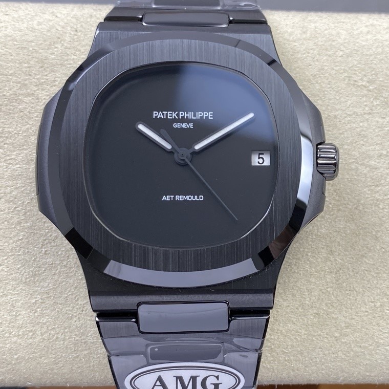 AMG Factory V2 Patek Philippe Nautilus 5711 Black Ceramic 1:1 Best Edition Replica Watch